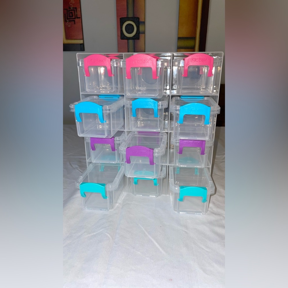 SET OF 12 MINI STORAGES NEVER USED - Picture 7 of 8